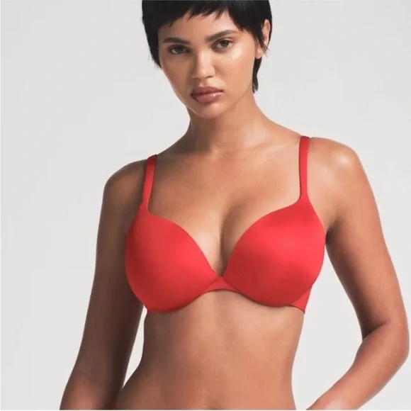 NWT SKIMS Ultimate Teardrop Push-Up‎ Bra in Cayenne 32B